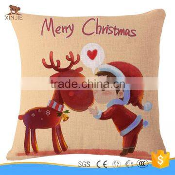 christmas lovely stuffed and plush square cushion and pillow