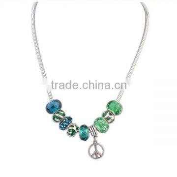 Wholesale Latest Design Beads Necklace With Fashion Custom Handmade Pendant SKA8511