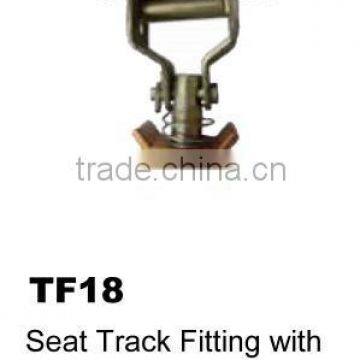 TF18 Seat Track Fitting with Webbing Adjuster L aluminum tRACK