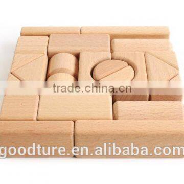 22 Blocks Beechwood Building Blocks Good Quality Construction Bricks                        
                                                Quality Choice