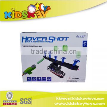 Higet quality funny electric hot blow gun kid sport toy indoor shooting game blow gun