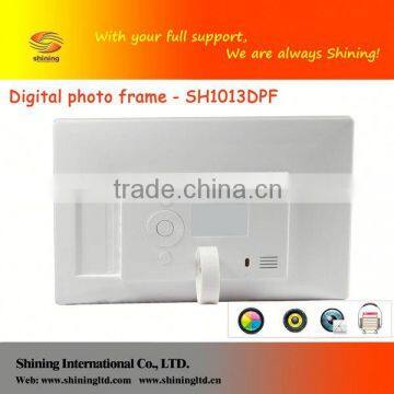 SH1013DPF 10" digital picture frame can read u dish and mem