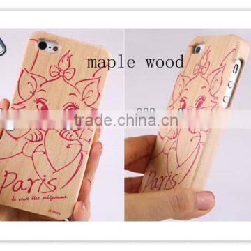 Beautiful wooden back cover for phone