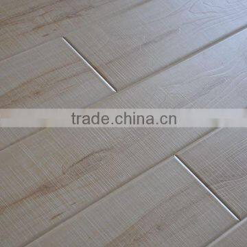 12mm registered collection laminated flooring-embossed/sawn surface/high gloss