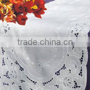 Vintage Hand Embroidered Tray Cloth photo-4