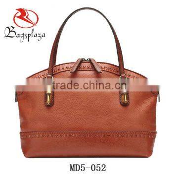 MD5-053 Big Size Britain Leather Handbag,double handle leather handbags wholesale pure cow leather handbags