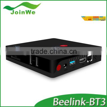 100% Orginal quad core Beelink New Bt3 12v Cheap Portable Fanless Intel X86 Atom Z8300 Mini Pc