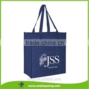 Wholesale Nonwoven Market Tote Bag With Reinforced Horizontal Band photo-2