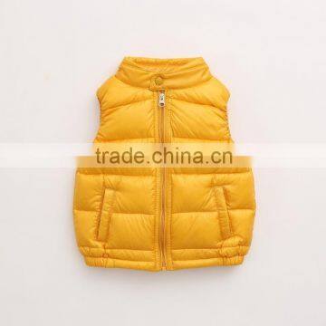 Kids Winter Orange Wear Set Winter Kids Micro Polar Fleece Vest photo-5