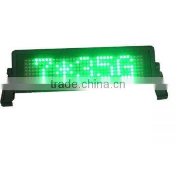 LED mini car sign car display Resolution:7*35 European language led taxi display