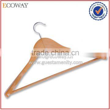 top grade hotel suit hanger wholesale coat hanger for hotel use