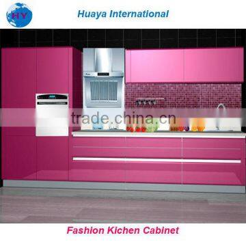 A high quality purple lacquer kitchen cabinets