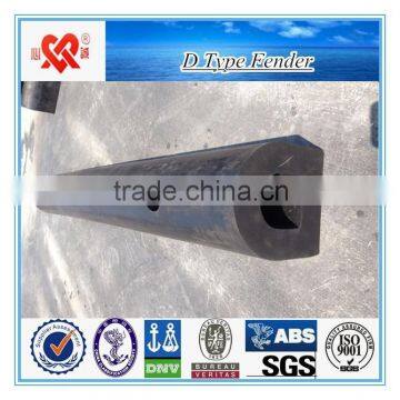 High-performance marine solid dock D type rubber fender