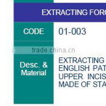 extracting forceps english patern, dental instruments, dental lab instruments