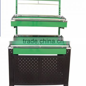 hot supermarket shelf fruit vgetable shelf display rack in changshu