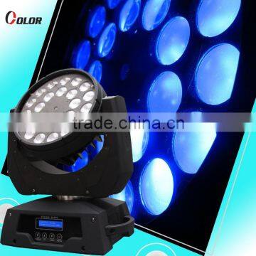 guangzhou 24pcs 15W RGBWA led zoom moving head light stage light