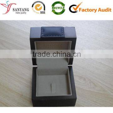 Leather jewelry packing box leather box for ring