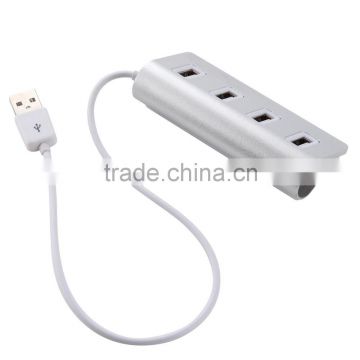 Aluminum USB 2.0 4 Port HUB wih LEDS