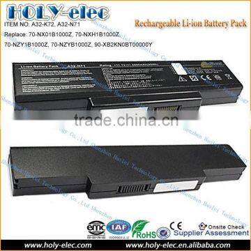 Laptop LI-ION Battery 5200mAh for ASUS A32-K72 K72JR K72JT K72JU 70-NX01B1000Z(A32-K72)