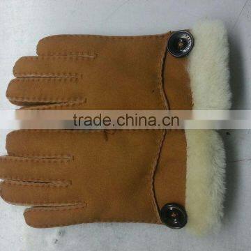 2016 new style Women'S Sheepskin double face Leather Gloves                        
                                                Quality Choice