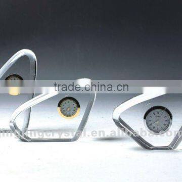Special Fashion Crystal Glass Table Watch for Decoration And Gift