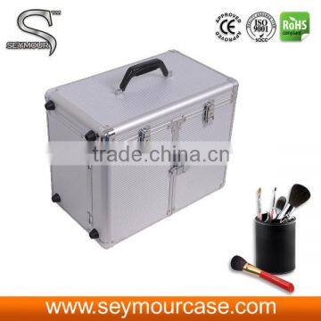 Portable Functional Hairdresser Barber Aluminum Tools Case