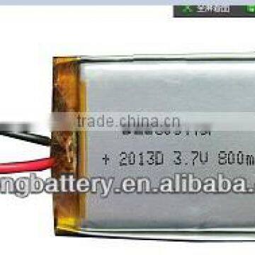 Factory price 800mah recharegeable lithium ion battery 603443p for Tablet PC Camera made in china