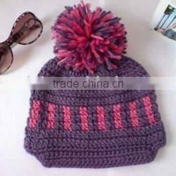 Hot sale 2015 fashion pompom knitting beanie