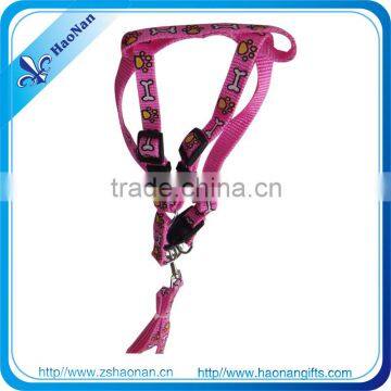 Customized sublimation printed dog seat belts with metal hook