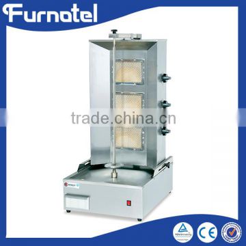 Hot sale stainless steel gas shawarma machines for fast food restaurant