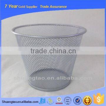 China best supplier rubbish waste bin, expanded mesh waste bin, galvanized iron waste bin