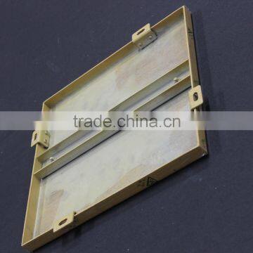 300*300MM Strong Weather Resistance Wood Grain Exterior Curtain Wall Panel Decorative Aluminum Wall Panel photo-3