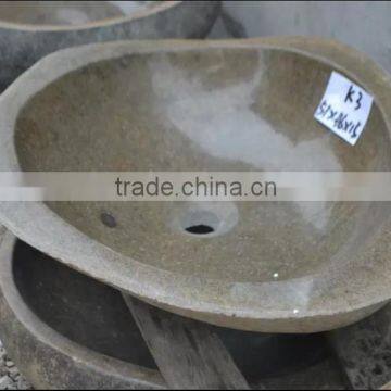 High Grade Natural Cobblestone Counter Basin photo-3