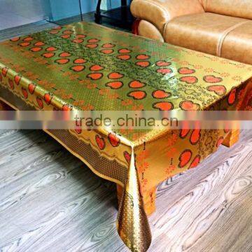 embossed pvc tablecloth