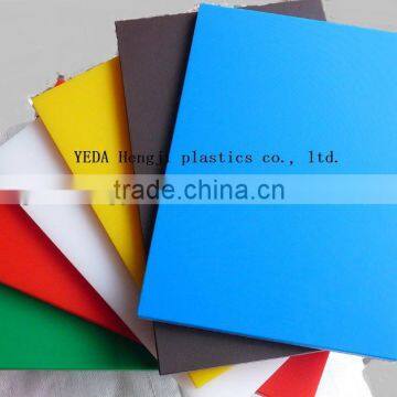 color plastic chopping board PE