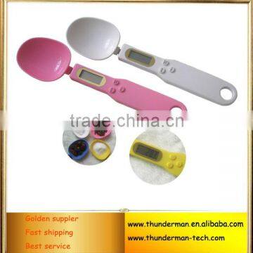 500g 0.1g Plastic measuring spoon with various colors and OEM welcome