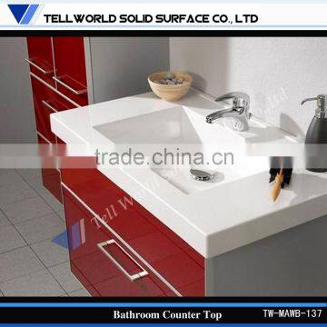 Popular Hand Bathroom Acrylic solid surface Vanity Wash Basin