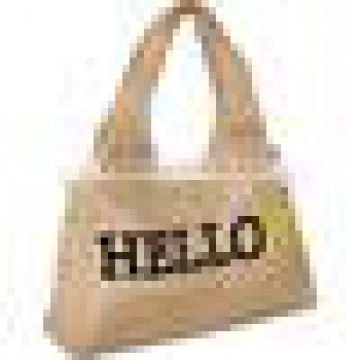 2016 low price stock jute tote shopping bag