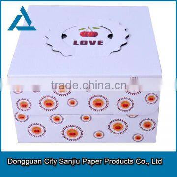 Customized designed paper cheap cake box Manufacturers