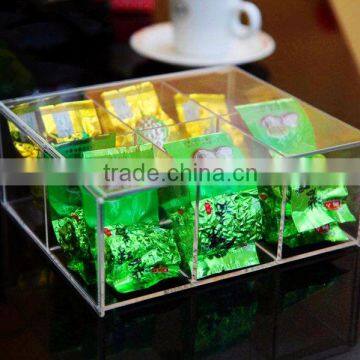 Acrylic Coffee/Tea/Sugar Bag Storage Box