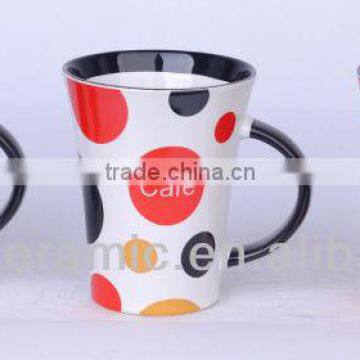 Full decal decorated ceramic drinking mug 11oz