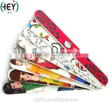Hot Sell Double Sides EVA Various Different Pattern Printed Nail File Strip For Nail Art