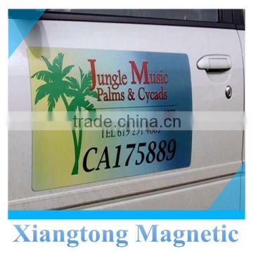 eco friendly water proof advertising logo custom magnetic car door sticker, car magnetic sticker