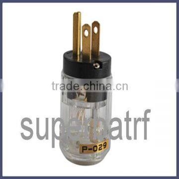 IEC320 Connector Audio IEC Male Plug Connector Clear AC 5A 125V P-029