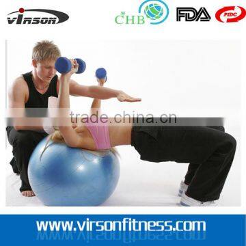 Anti-Burst Fitness and Exercise Ball with Pump and Colour box                        
                                                Quality Choice