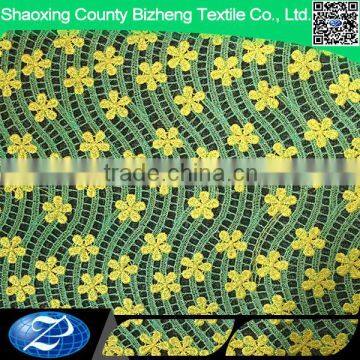 beautiful flowers guipure lace fabric for party dresses