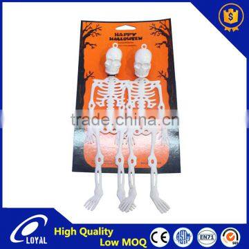Scary Mini Plastic Human Skeleton Model Toys For Halloween Decorations