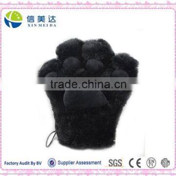 Black Bear Paw Plush Glove Toy Children Cosplay Doll