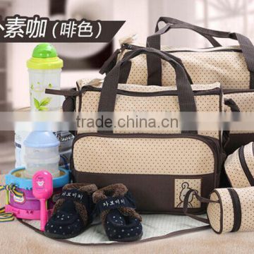 Wholesale 5 Pcs Set Mommy Diaper Bag Fashion Baby Diaper BAGS