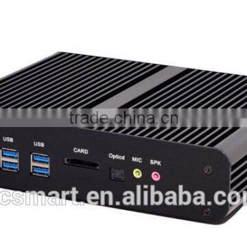 Intel X86 I7 4560U fanless IPC industrial embedded cheap computer dual HD display